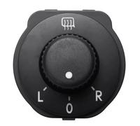 Módulo Interruptor Espejo Compatible con VW para Polo 2010-2020 Perilla de ajuste del espejo retrovisor eléctrico interruptor de espejo lateral trasero 6R1959565F