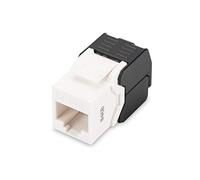 Módulo Keystone DIGITUS - Cat-5e - No apantallado - RJ45 - Clase D - 100 MHz - 1GBase-T - Montaje sin herramientas - Blanco