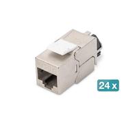 Módulo Keystone Digitus CAT 6A Apantallado con Organizador Inteligente (24 uds)