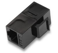 Módulo Keystone RJ45 Hembra-Hembra (Negro) - AISENS