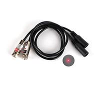 Módulo láser de línea roja, módulo láser industrial, enfoque ajustable, longitud de línea de 19.7 pulgadas, diámetro del enchufe CC (punto-2 unidades)