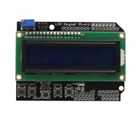 Módulo LCD 1602, placa con retroiluminación azul, teclado Shield, para Arduino