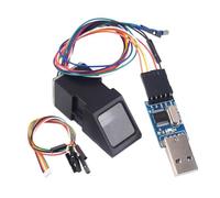 Módulo lector de huellas dactilares, sistema de control de acceso, sensor óptico de 500 dpi, interfaz USB, diseño compacto, 4,8 x 2 x 1,9 cm, AS608 TTL Board Line