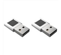 Módulo lector de huellas dactilares USB 2X, escáner biométrico para 10 portátiles, interfaz USB clave