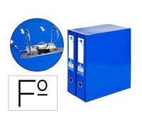 Modulo 2 Carpetas Folio 2 Anillas Mecanismo Palanca 75mm Azul