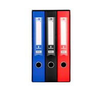 Modulo liderpapel 3 archivadores folio 2 anillas mixtas 40mm colores surtidos - MD38