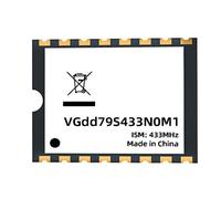 Módulo LoRa LLCC68 de 433 MHz. Módulo inalámbrico LLCC68 VGdd79S433N0M1 para medidores inteligentes, alumbrado público y sensores ambientales.