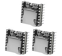 Módulo Mini Reproductor MP3 3 Piezas Compatible con Arduino, DFPlayer Mini Módulo Decodificador de Audio con DAC de 24 bits, Soporta Tarjeta TF hasta 32G, Control Serie, Incluye E-Book para Proyectos