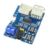 Módulo MP3 con ciclo completo y opción de repetición de canción única controlada a través del botón dedicado en modo de disco TF o U