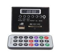 Módulo MP3 USB Bluetooth, DC12V Bluetooth Decodificador Board Módulo USB SD TF FM Radio Decodificador WMA/WAV / MP3 sin pérdida de radio, con mando a distancia (Black))