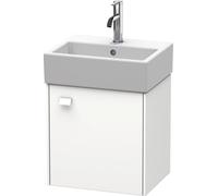 Módulo mural Duravit Brioso 43,4 x 33,9 cm, 1 puerta, con bisagra a la derecha, para lavabo Vero Air 072445, BR4050R1818, Color: Decoración blanco mate, mango blanco mate