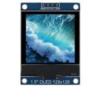 Módulo OLED de 1,5 pulgadas y 4 pines con pantalla SH1107, controlador IC 128x128 IIC