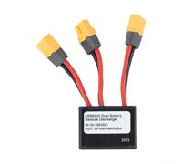 Módulo Paralelo de Batería Dual 10-100V 30A Equilibrador de Descarga con Interfaz XT60H-M para Gestión Inteligente de Baterías