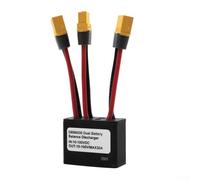 Módulo paralelo de batería dual de 30 A Ebike interruptor de descarga de cuerpo de aluminio compatible con conectores XT60H y entrada de 10 V-100 V