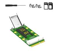 Módulo PCIe 3G a adaptador PCIe, ranura para tarjeta, compatible con tarjeta WWAN LTE PCIe 3G LTE
