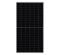 Módulo PV JA Solar 620W, mono-Si, bifacial, celdas de media sección tipo N de 182mm, cables de aproximadamente 140cm, conector MC4/EVO2, peso de 33.1kg, marco plateado