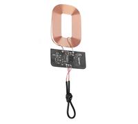 Módulo receptor de carga inalámbrica Qi estándar DIY, módulo receptor de bobina, placa de circuito de