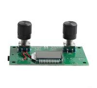 Módulo receptor FM inalámbrico para proyectos de bricolaje con pantalla LCD retroiluminada azul y para tecnología DSP PLL