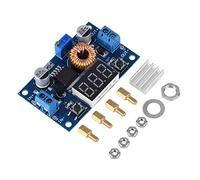 Módulo reductor ajustable, 5A 75W DC-DC Módulo reductor ajustable Regulador de voltaje Pantalla LCD, convertidor reductor Estabilizador de voltaje electrónico Módulo de fuente de alimentación
