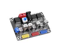 Módulo reductor de chip de 2 A, fusibles, protecciones, dos voltajes de salida para aplicaciones de competencia, fusibles de recuperación, módulo de alimentación