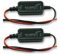 Módulo reductor de plástico CC de 12 V a 5 V, paquete de 2