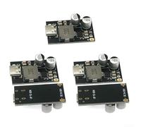Módulo reductor tipo C PD 3.1, placa convertidora CC de 8 V a 30 V, placa de circuito de carga rápida QC 3.0, IC de entrega de energía USB C de 65 W, voltaje ajustable (PD65W)