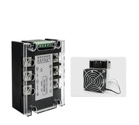 Módulo regulador de voltaje CA trifásico Regulador de potencia Tiristor 380 V Relé de estado sólido Atenuación 25 A-400 A Control de potenciómetro 1 pieza(Only Module,25A(4.4KW))