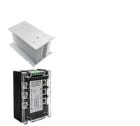 Módulo regulador de voltaje CA trifásico, regulador de potencia, tiristor, relé de estado sólido de 380V, atenuación, Control de potenciómetro 25A-400A(With Heatsink Fan,100A(18.8KW))