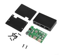 Módulo regulador de voltaje Controlador de panel solar ABS negro verde triple salida compatible para carga DIY (C)