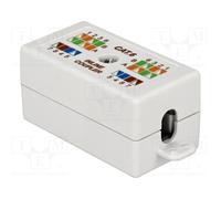 Módulo RJ45; blanco; para cable; Cat 6; carcasa mate: 86167