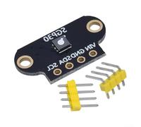 Módulo sensor de gas SGP30 para detección de aire con detección de eCO2 y TVOC, soporta voltaje de 1.8V-5V, baja potencia 40mA, compatible con y vía I2C (negro)