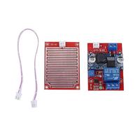 Módulo Sensor de Lluvia, DC 5V~24V Módulo DeteccióN de Lluvia Sensor de Humedad del Suelo HigróMetro, Sensor Humedad Superficie de Hoja