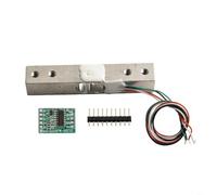 Módulo sensor de peso HX711 con célula de carga para básculas electrónicas que ofrece medición precisa y fácil configuración para diversas capacidades de peso (5 kg y HX711)