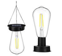 Módulo solar de repuesto para bombilla solar, 8,5 cm, con bombilla LED brillante, resistente al agua, 600 mAh, para luces de jardín, farolillo solar, decoración DIY (1 unidad)