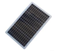 Módulo solar eficiente de 10 W para sistemas de riego de jardín doméstico, panel de 6 voltios con salida de 1667 ma, construcción policristalina de larga duración para todas las estaciones
