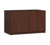 Módulo superior de armario akord s90 wengué 90 cm 2 puertas color wengué mate 2 estantes 90x51x55 cm