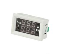 Módulo temporizador de retardo de 12 V con pantalla digital dual para sincronización personalizable de 0 a 999 segundos, minutos u horas