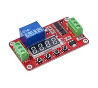 Módulo temporizador de retardo de tiempo de automatización, 1 vía, 24 V | Placa de control de pantalla digital para sincronización de ciclo, trabajo de cuenta regresiva y dispositivos de puerta