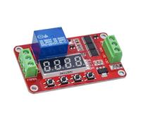 Módulo temporizador de retardo de tiempo de automatización, 1 vía, 5 V | Placa de control de pantalla digital para sincronización de ciclo, trabajo de cuenta regresiva y dispositivos de puerta