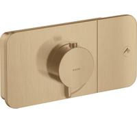 Módulo termostato empotrable hansgrohe AXOR One para 1 consumidor, 45711140, Color: Bronce cepillado