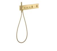 Módulo termostato hansgrohe AXOR ShowerComposition Select, 3 consumidores, 540/110, 12572250, Color: Óptica de oro cepillado