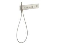 Módulo termostato hansgrohe AXOR ShowerComposition Select, 3 consumidores, 540/110, 12572800, Color: aspecto de acero inoxidable