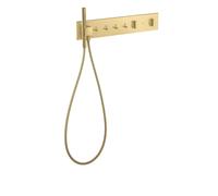 Módulo termostato hansgrohe AXOR ShowerComposition Select, 4 consumidores, 610/110, 12573250, Color: Óptica de oro cepillado