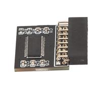 Módulo TPM 2.0, Interfaz LPC, Procesador de Cifrado, Alta Estabilidad, Almacenamiento Seguro Módulo LPC TPM2.0 de 18 Pines con Placa Basepara Win 10, Win 11