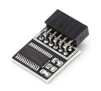 Módulo TPM 2.0 para placa base PC, interfaz LPC de 12 pines estable de alta seguridad, material duradero, para placa base Gigabyte compatible con Win BitLocker
