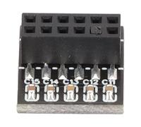 Modulo Tpm Módulo Tpm 2.0 Módulo de Seguridad de Cifrado Tpm 2.0 de 12 Pines Módulo Highlyle 12Pin Tpm2.0 para Módulo de Seguridad de Cifrado Gigabyte de 12 Pines