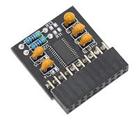 Módulo TPM2.0 Placa LPC Pro de 20 Pines, Placa Base de Módulo SPI TPM de 20 Pines, Módulo de Seguridad de Cifrado Deskstop TPM 2,0 para Win 8,1, para Win 7, para Win10