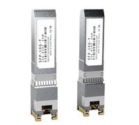 Módulo transceptor de cobre 10GBASE-T SFP+ RJ45, multitasa 1.25G/2.5G/5G/10G hasta 30 m - Compatible con TP-Link, Cisco SFP-10G-T-S, Ubiquiti UF-RJ45-10G, Netgear, Broadcom, Mikrotik y más