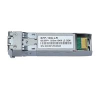Módulo transceptor de fibra óptica SFP+ 10G, 1310 nm, 10 km, monomodo, 2 fibras LC, 10 Gigabit SFP DDM para conmutador