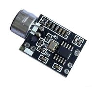 Módulo transceptor de micrófono FM inalámbrico con soporte estéreo de doble canal y rango de frecuencia ajustable CC 2.4-4.3V voltaje de entrada para proyectos de audio